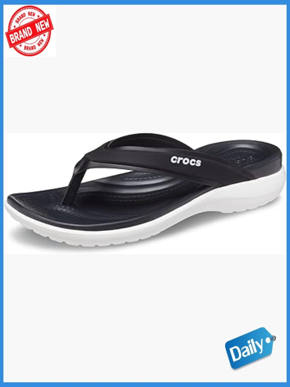 Women's Sporty Flip Flops with Rhinestones Lightweight Water Resistant
